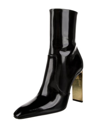 Saint Laurent Patent Leather Sock Boots