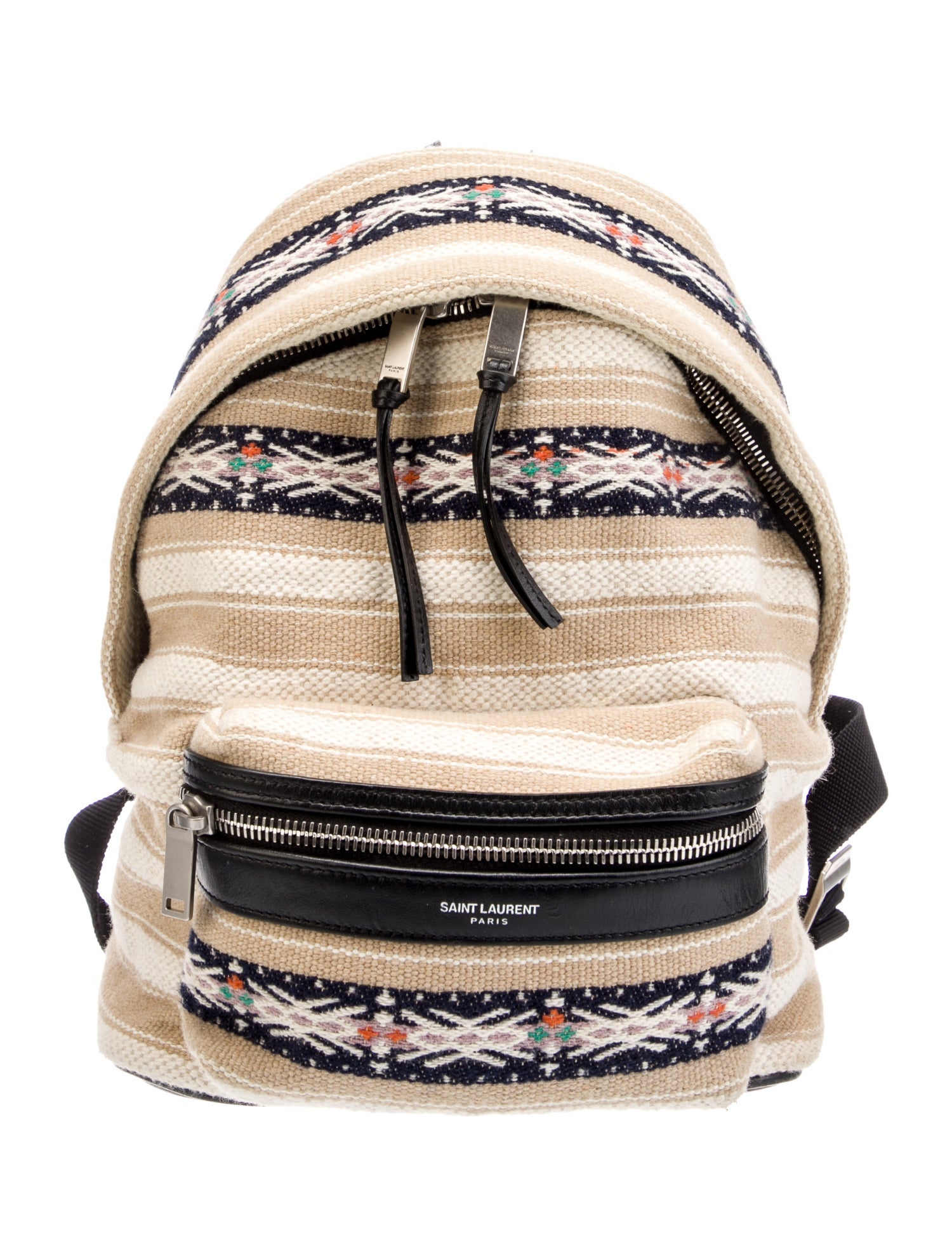Saint Laurent Canvas City Backpack Toy