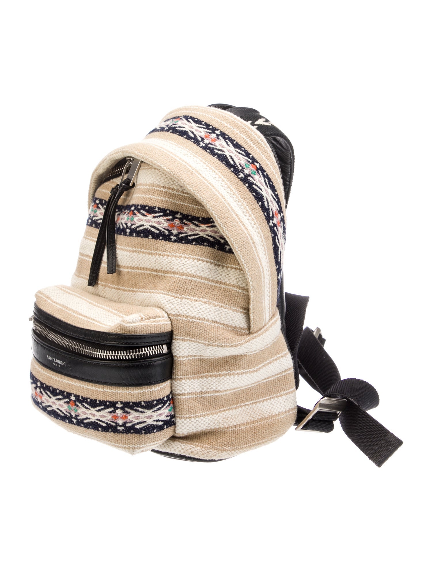 Saint Laurent Canvas City Backpack Toy