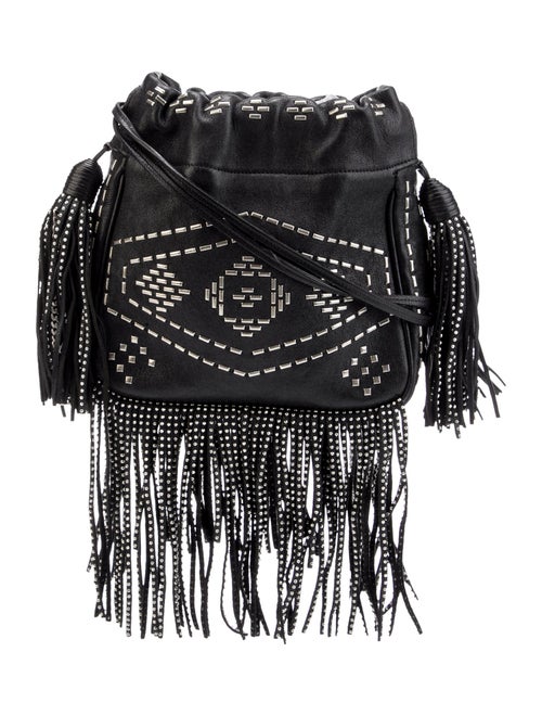 Saint Laurent Leather Helena Bucket Bag Small