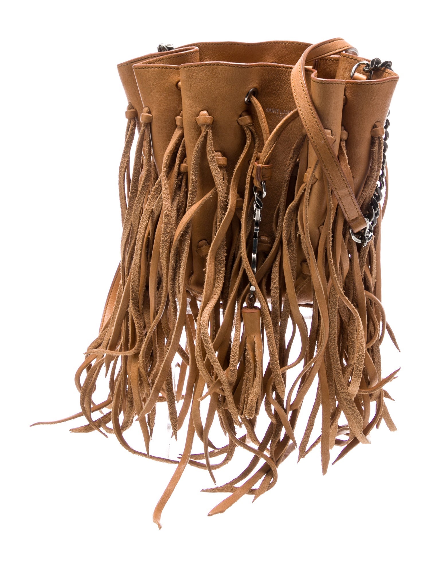 Saint Laurent Leather Bucket Bag