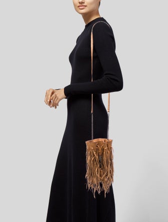 Saint Laurent Leather Bucket Bag