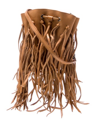 Saint Laurent Leather Bucket Bag