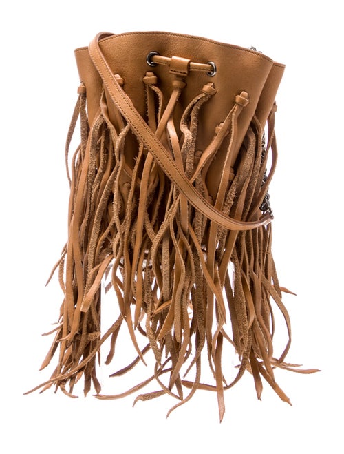 Saint Laurent Leather Bucket Bag