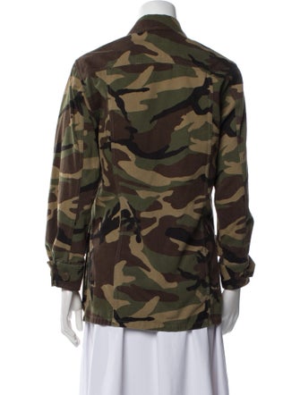 Saint Laurent Printed Utility Jacket