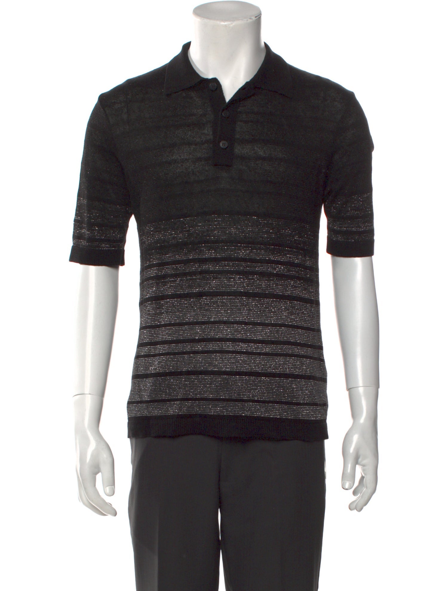 Saint Laurent 2019 Linen Polo Shirt