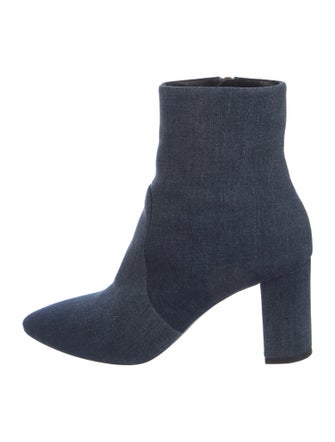 Saint Laurent Denim Sock Boots