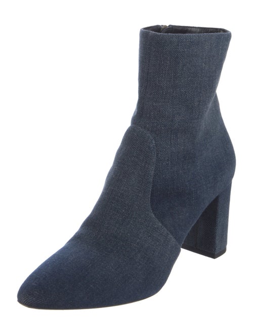 Saint Laurent Denim Sock Boots