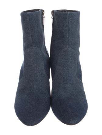 Saint Laurent Denim Sock Boots