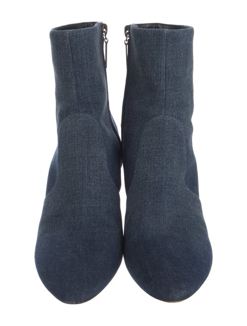 Saint Laurent Denim Sock Boots