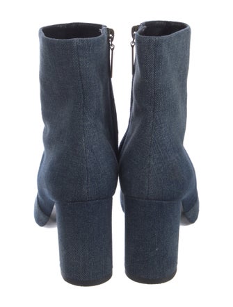 Saint Laurent Denim Sock Boots
