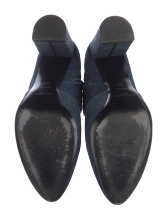 Saint Laurent Denim Sock Boots