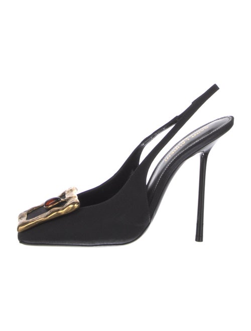Saint Laurent Satin Slingback Pumps