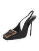 Saint Laurent Satin Slingback Pumps