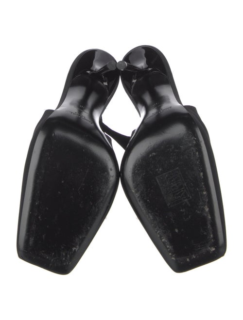 Saint Laurent Satin Slingback Pumps