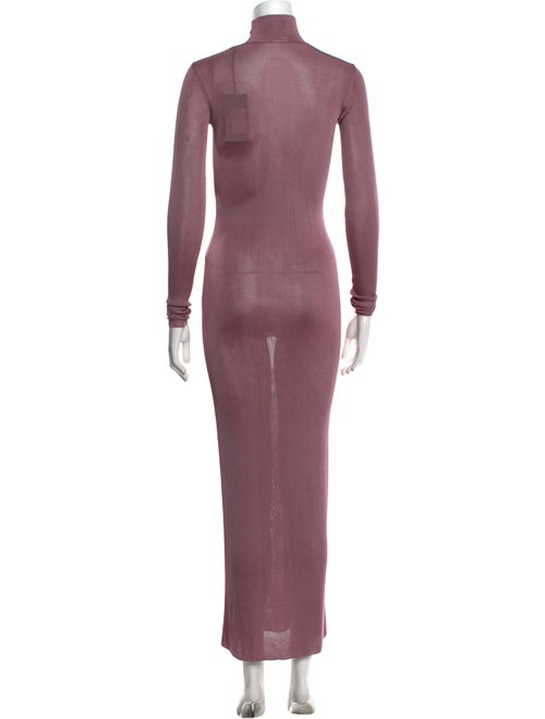 Saint Laurent Turtleneck Long Dress