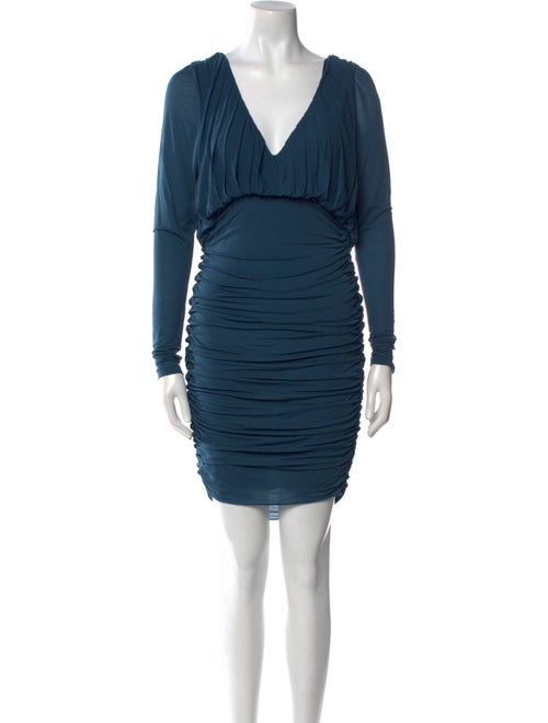 Saint Laurent V-Neck Knee-Length Dress