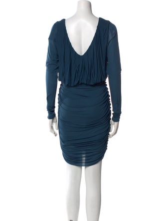 Saint Laurent V-Neck Knee-Length Dress