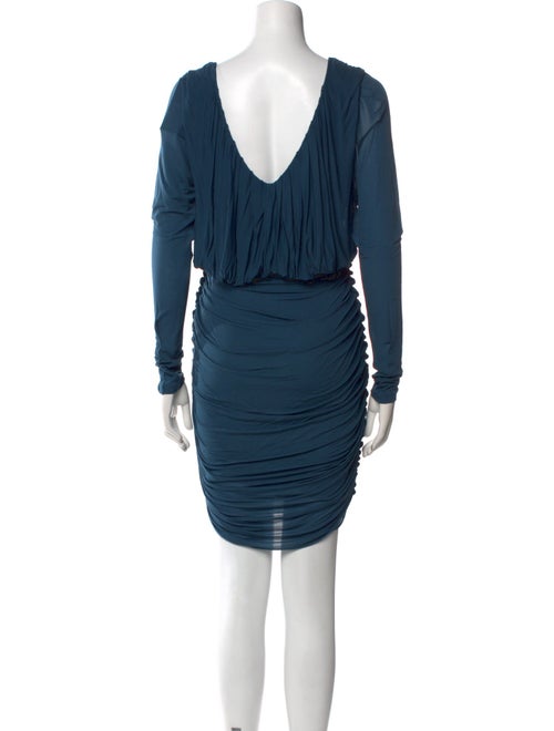 Saint Laurent V-Neck Knee-Length Dress