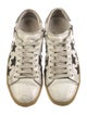 Saint Laurent Leather Printed Sneakers