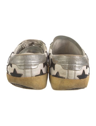 Saint Laurent Leather Printed Sneakers