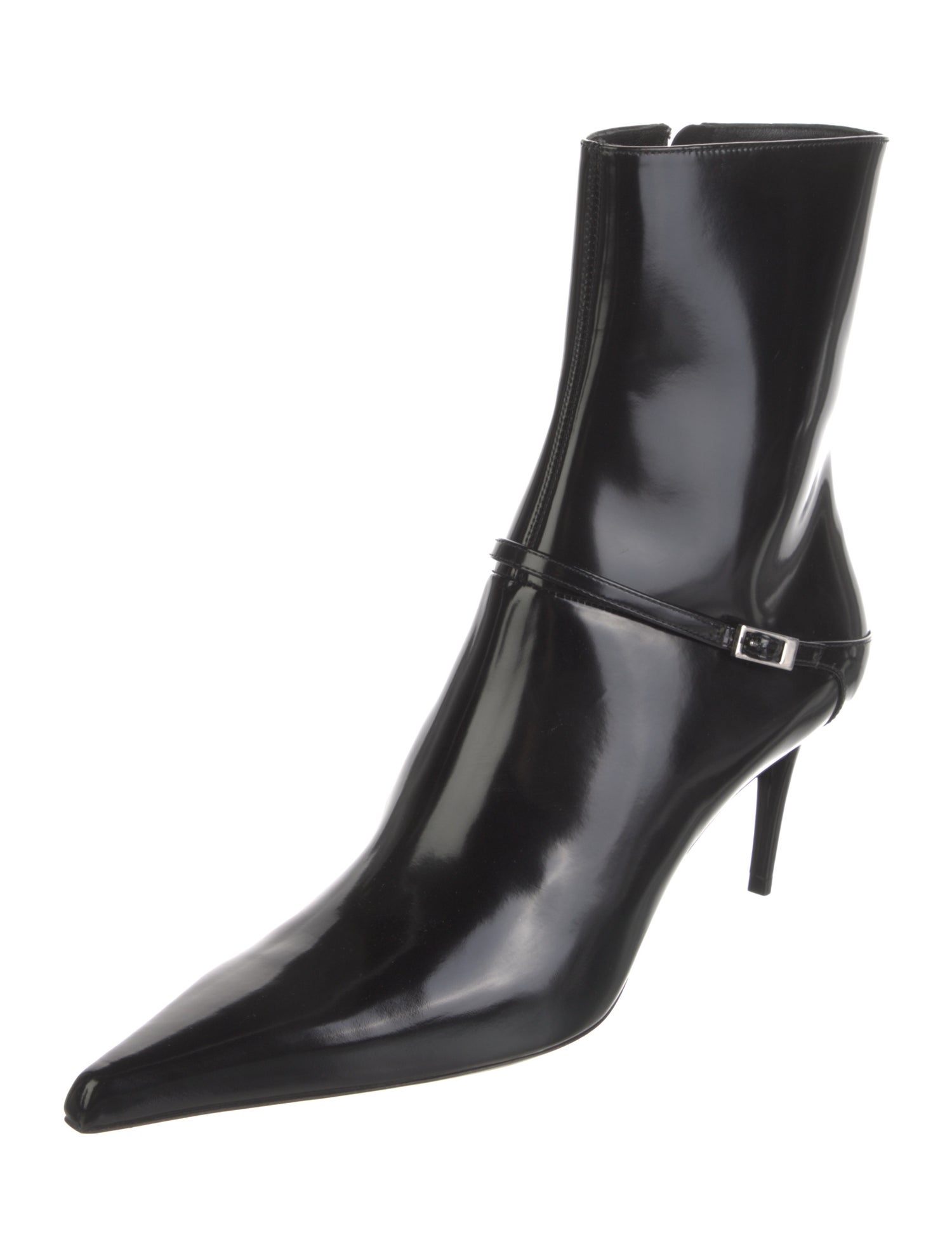 Saint Laurent Patent Leather Boots