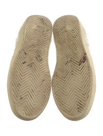 Saint Laurent Leather Printed Sneakers