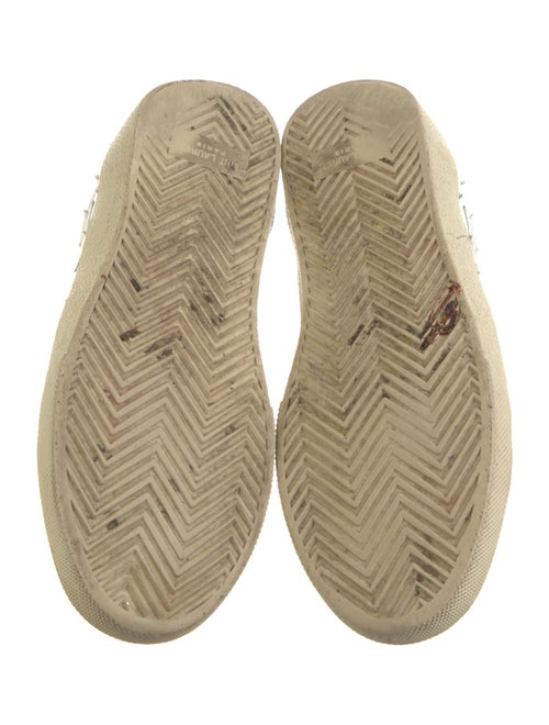 Saint Laurent Leather Printed Sneakers