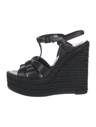 Saint Laurent Leather Espadrilles