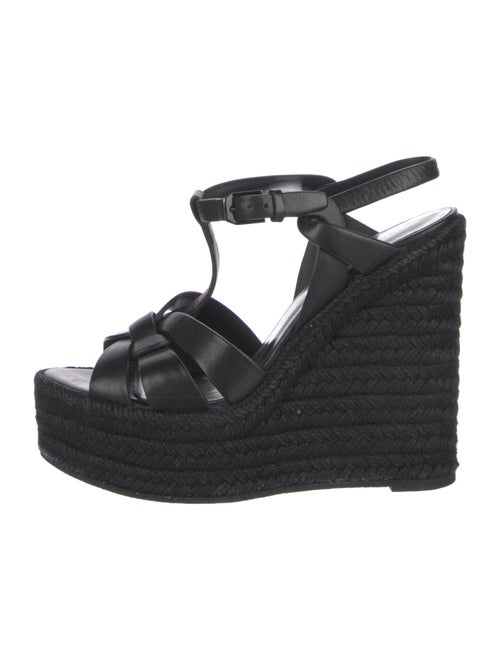 Saint Laurent Leather Espadrilles