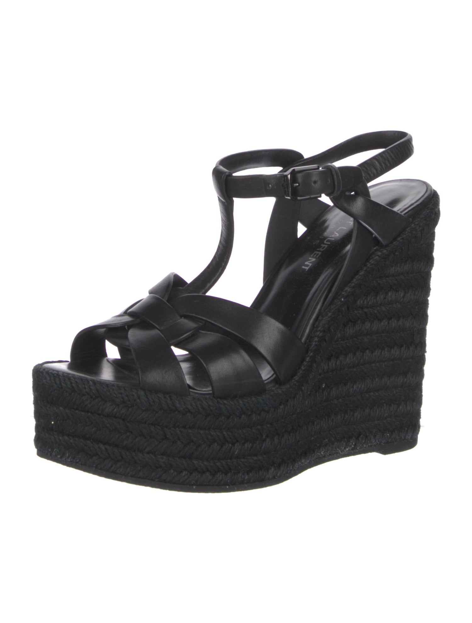 Saint Laurent Leather Espadrilles