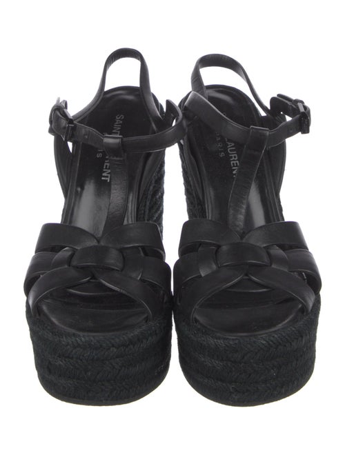 Saint Laurent Leather Espadrilles