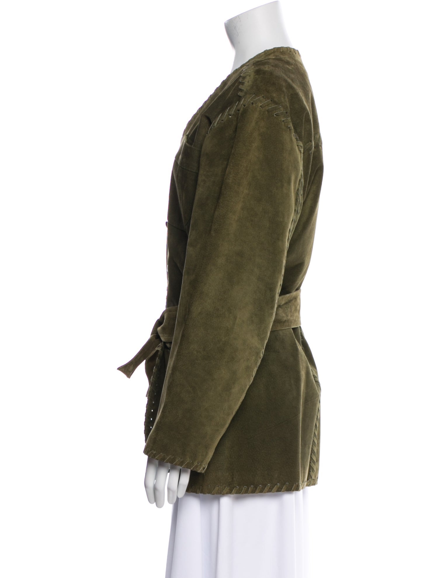 Yves Saint Laurent Rive Gauche Vintage Late 1970's - Early 1980's Faux Fur Coat