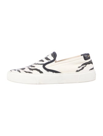 Saint Laurent Canvas Printed Sneakers