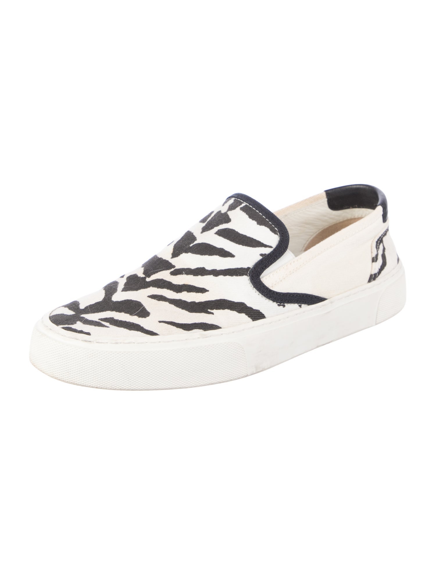 Saint Laurent Canvas Printed Sneakers