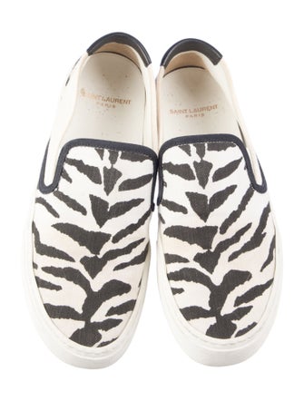 Saint Laurent Canvas Printed Sneakers