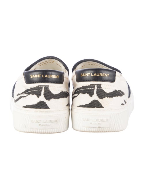 Saint Laurent Canvas Printed Sneakers