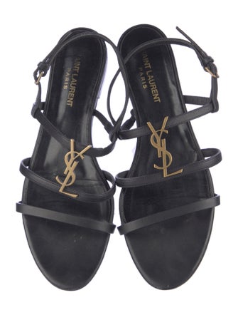Saint Laurent Leather Gladiator Sandals