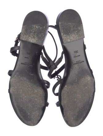 Saint Laurent Leather Gladiator Sandals
