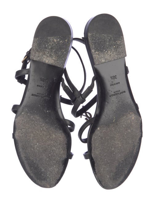 Saint Laurent Leather Gladiator Sandals