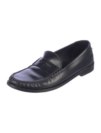 Saint Laurent Leather Dress Loafers
