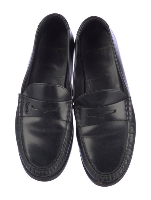 Saint Laurent Leather Dress Loafers