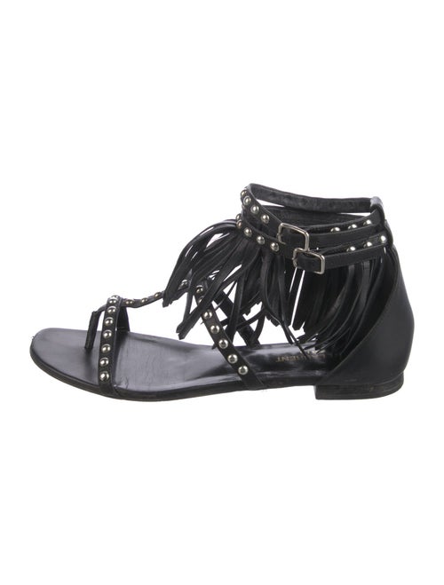 Saint Laurent Leather Gladiator Sandals