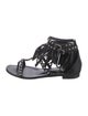 Saint Laurent Leather Gladiator Sandals