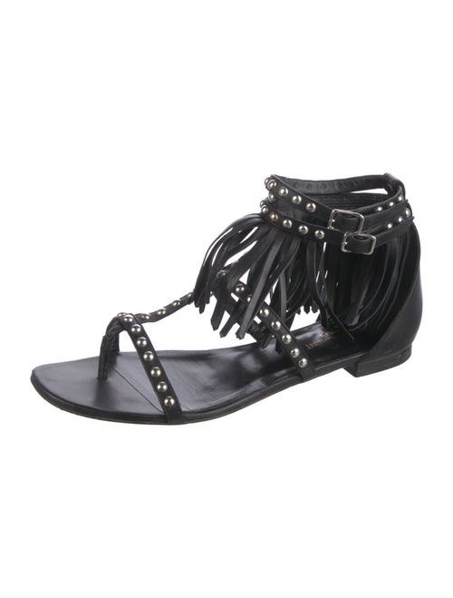 Saint Laurent Leather Gladiator Sandals