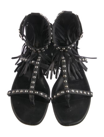Saint Laurent Leather Gladiator Sandals