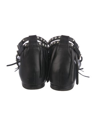 Saint Laurent Leather Gladiator Sandals