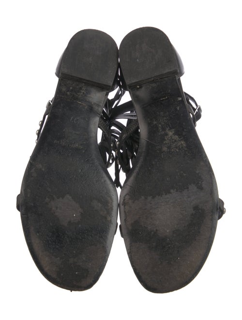 Saint Laurent Leather Gladiator Sandals