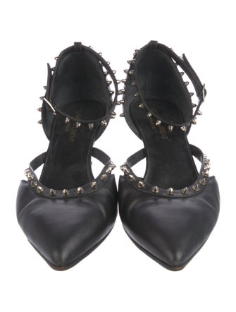 Saint Laurent Leather D'Orsay Pumps