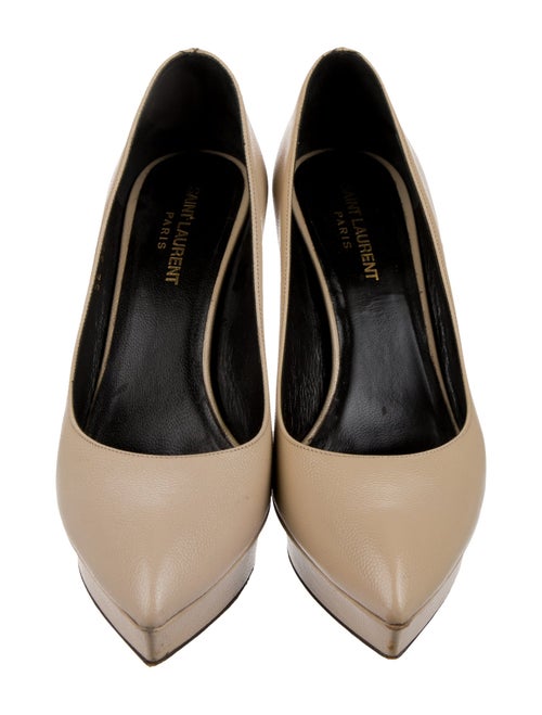 Saint Laurent Embossed Leather Pumps